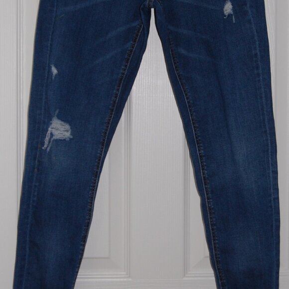 People’s Liberation Distressed Skinny Jeans, Size 3 (26Wx27L), Mid-Rise - Picture 4 of 7